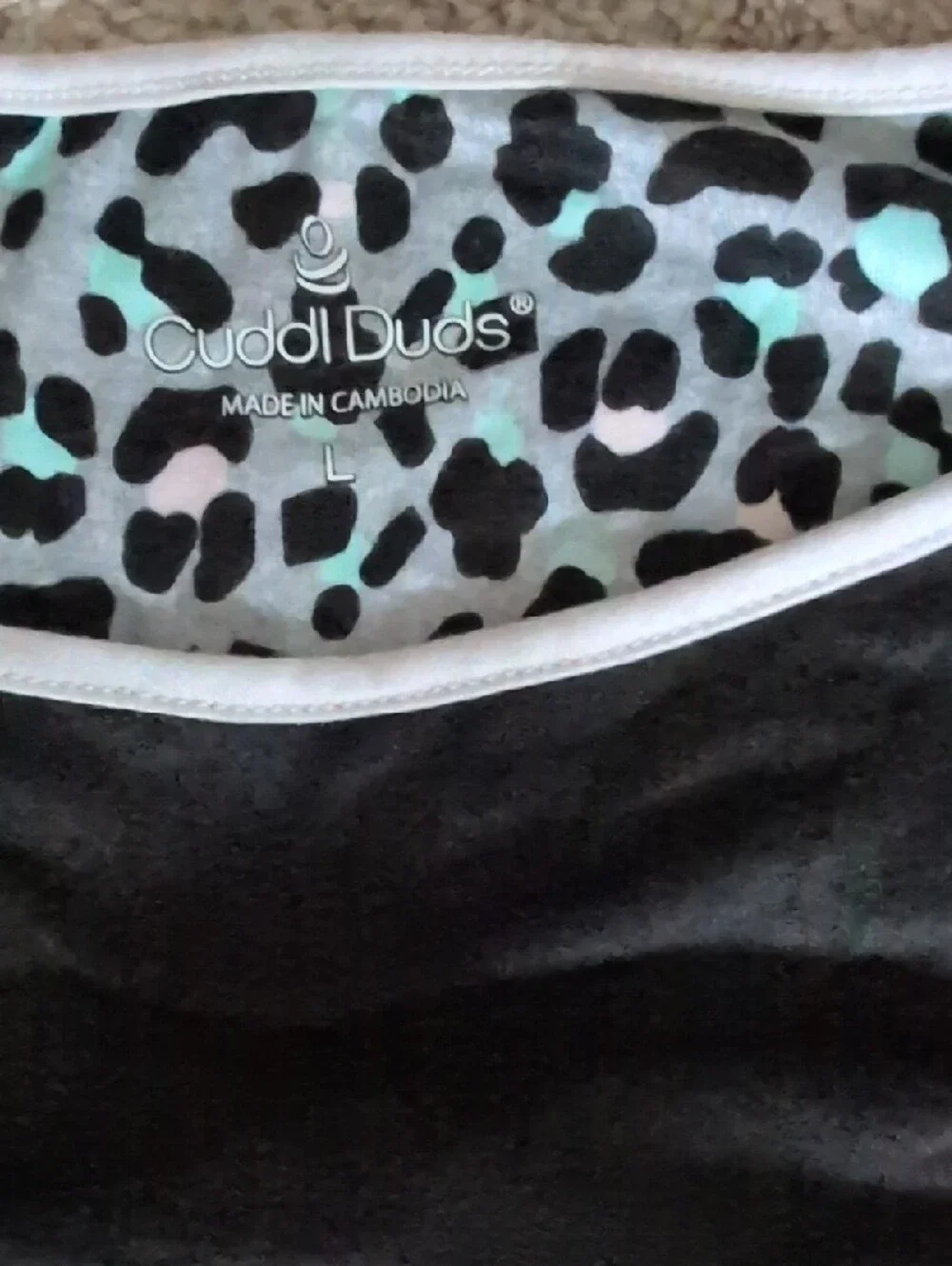Cuddl Duds Capri Loung Pajama Set Large - Picture 2 of 4